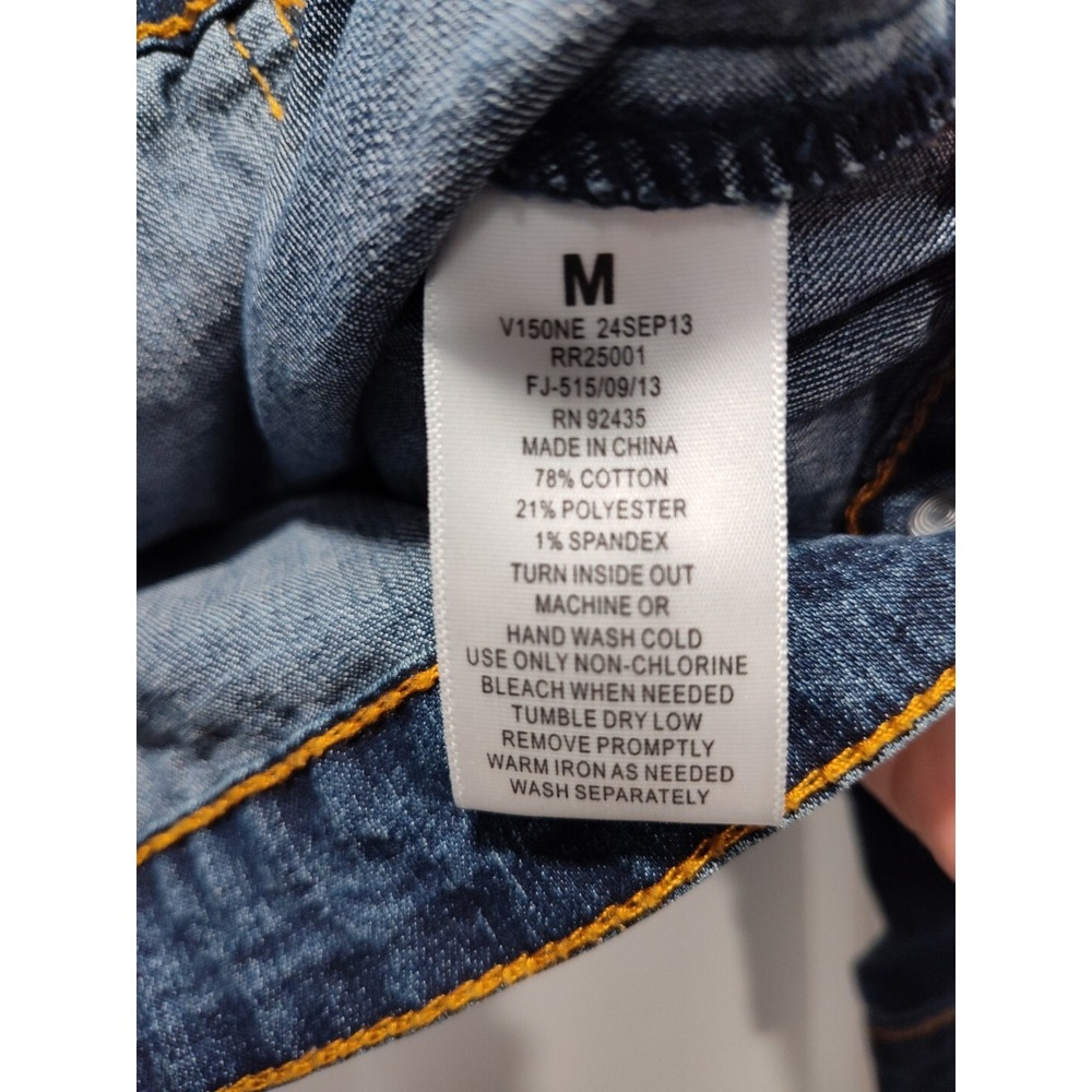 Revolution by Revolt Girls Jean‎ Size Medium Denim Jacket Farm & Fleet Trucker - Picture 9 of 9